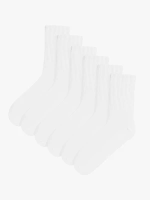 Białe skarpetki męskie trójpak Ryłko