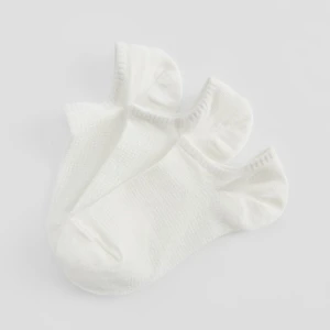 Białe skarpetki stopki 3-pak House