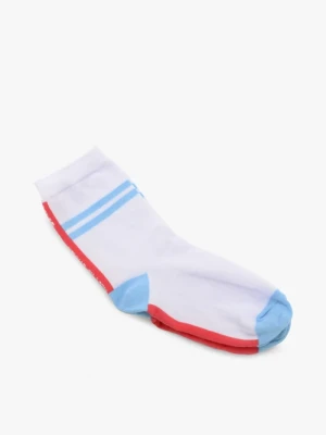 Białe skarpetki z paskami Ryłko