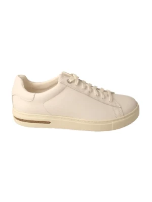 Białe skórzane buty sportowe Birkenstock