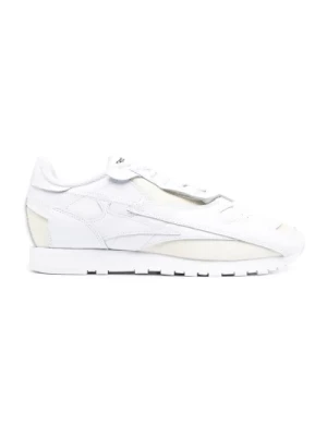 Białe Skórzane Casual Sneakers dla Mężczyzn Maison Margiela