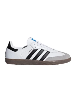 Białe Skórzane Samba OG Sneakers Adidas Originals