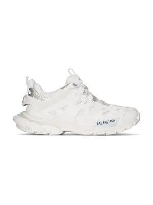 Białe Skórzane Sneakersy Balenciaga