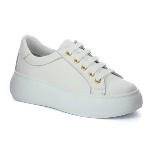 Zdjęcie produktu Białe skórzane sneakersy CARINII B9964-187-000-000-000