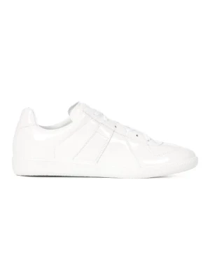 Białe Skórzane Sneakersy dla Kobiet Maison Margiela