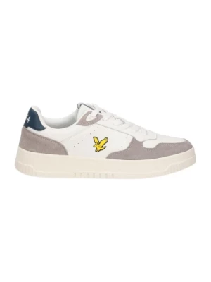 Białe Skórzane Sneakersy Lyle & Scott