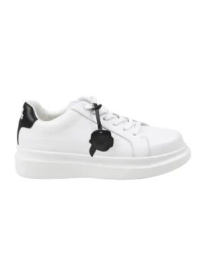 Białe Skórzane Sneakersy Premium Karl Lagerfeld