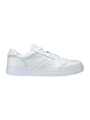 Białe Skórzane Superlekkie Sneakersy Doucal's