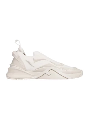Białe Slip-On Sneakers Aw23 Fendi