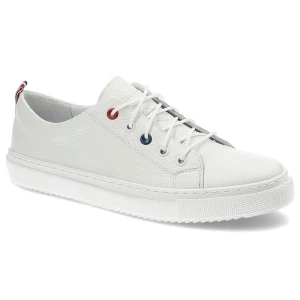 Białe Sneakersy Armodo Skórzane Wygodne Buty Damskie