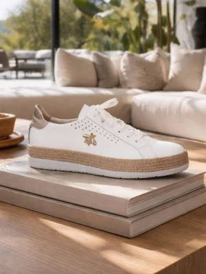 Białe sneakersy damskie 7mil