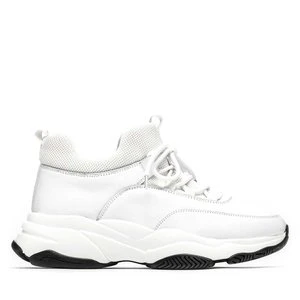 Białe sneakersy damskie Kazar
