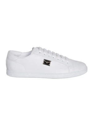 Białe Sneakersy dla Modnych Mężczyzn Dolce & Gabbana