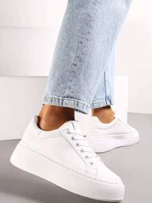 Zdjęcie produktu Białe Sneakersy na Grubej Podeszwie Cernanda vices