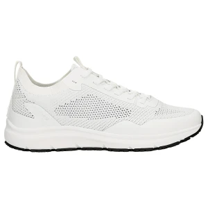 Białe sneakersy relaks z odblaskowym logo na pięcie r4617019