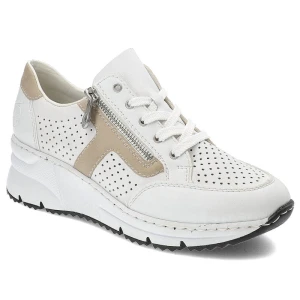Białe Sneakersy Rieker Modne Buty Damskie