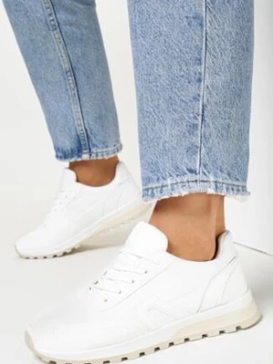 Białe Sneakersy Sznurowane Yerotte