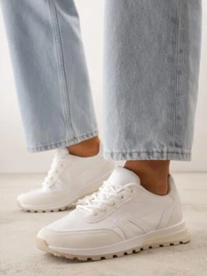 Białe Sneakersy Sznurowane Yerotte