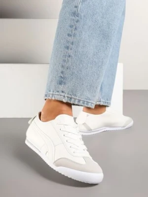 Białe Sneakersy Typu Kultowe Tenisówki Deliriel