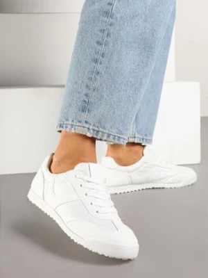 Zdjęcie produktu Białe Sneakersy w Stylu Kultowych Tenisówek Felandris