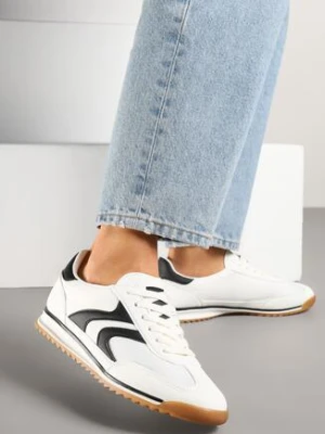 Białe Sneakersy w Stylu Tenisówek Julirelle