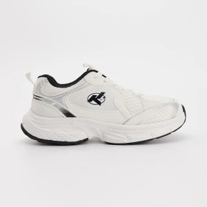 Białe sneakersy z czarnymi wstawkami House