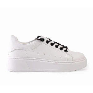 Białe sneakersy z efektownym zdobieniem Asmait Inna marka