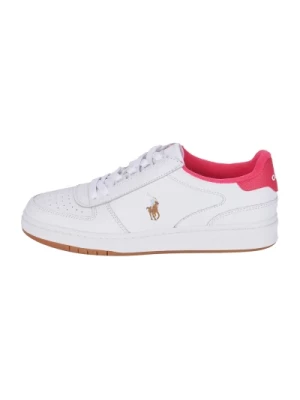 Białe Sneakersy z Logo Ralph Lauren