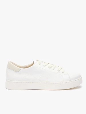 Białe sneakersy ze skóry licowej Ryłko