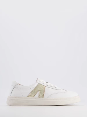 BIAŁE SNEAKERSY DAMSKIE 0562023 WHI-GOLD Venezia