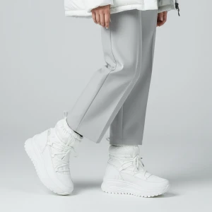 Białe Śniegowce Filippo Ciepłe Buty Damskie Na Platformie