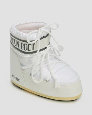 Białe śniegowce Moon Boot Icon Low Nylon