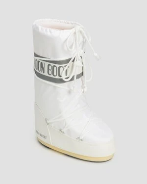 Białe śniegowce Moon Boot Icon Nylon