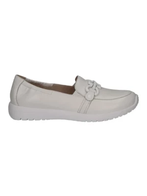 Białe Softnap Casual Zamknięte Loafers Caprice