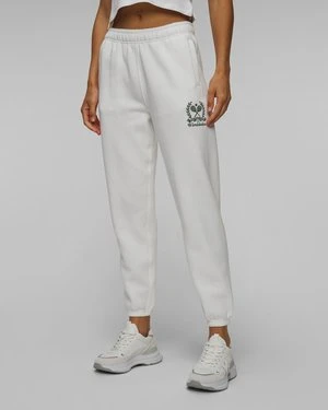 Białe spodnie dresowe damskie Polo Ralph Lauren
