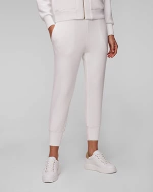 Białe Spodnie Dresowe Damskie Varley The Slim Cuff Pant 25