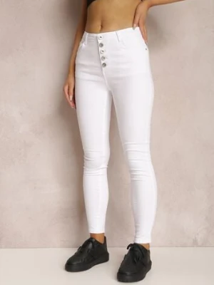 Białe Spodnie Skinny Winvienne daysie