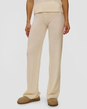 Białe Spodnie Wełniane Damskie Allude