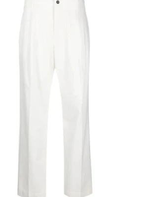 Białe Spodnie z Modalu Briglia
