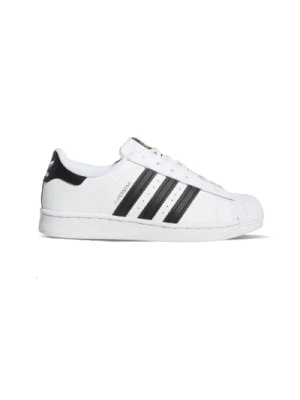 Białe sportowe buty dla chłopców i dziewcząt Adidas Originals