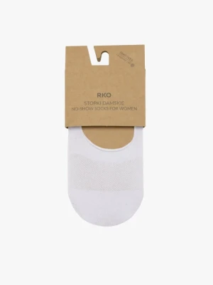 Białe stopki bawełniane damskie Ryłko