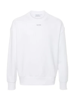 Białe Swetry dla Mężczyzn i Kobiet Calvin Klein