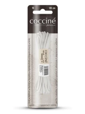 Zdjęcie produktu Białe Sznurówki do Butów Bawełniane Okrągłe Średnia Grubość 120 cm Coccine