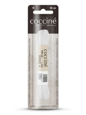 Zdjęcie produktu Białe Sznurówki do Butów Bawełniane Płaskie Grube 120 cm Coccine