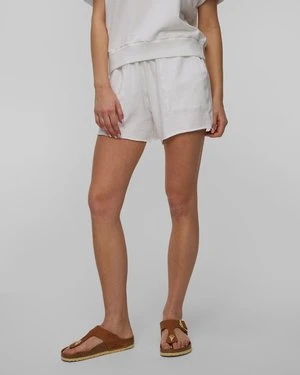 Białe Szorty Dresowe Damskie Deha