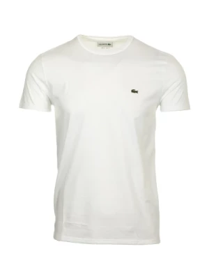 Białe T-shirty i Pola Lacoste