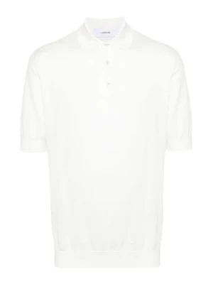 Białe T-shirty i Polówki dla Mężczyzn Lardini