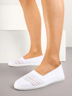 Białe Tenisówki Ozdobione Paskami Heloti ballada