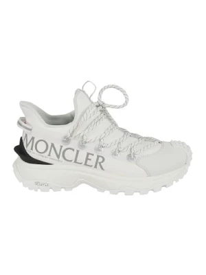 Białe Trailgrip Lite2 Niskie Top Sneakers Moncler