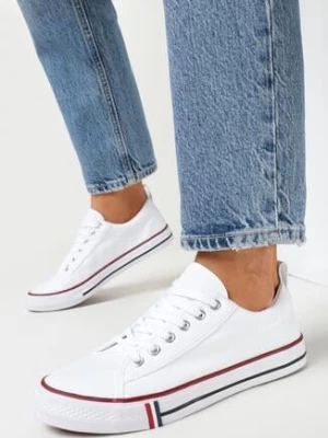 Zdjęcie produktu Białe Trampki przed Kostkę Leylatia